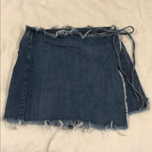 American Eagle denim skort